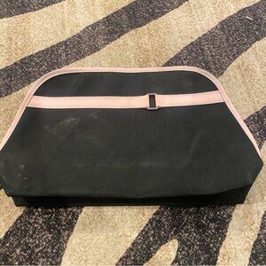 Bag, Black and Pink Clutch Makeup